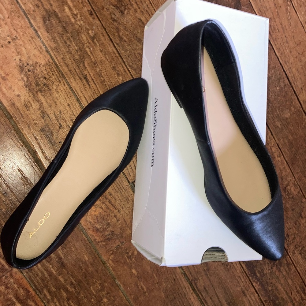 Aldo Clearlake flats NIB